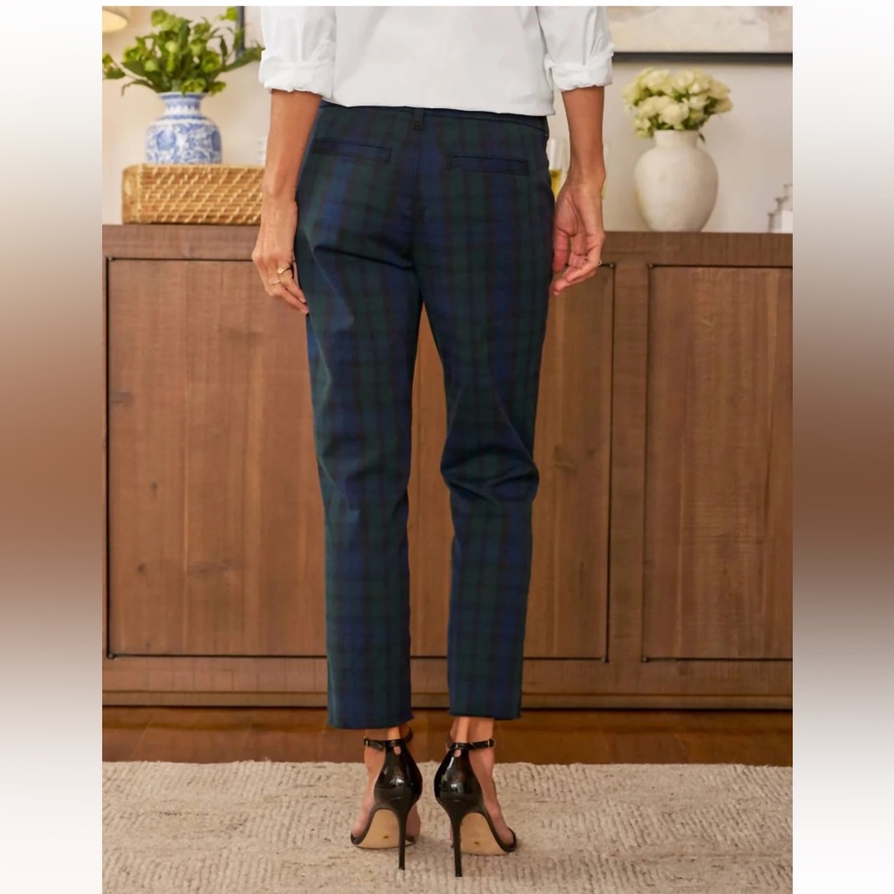 Frank & Eileen - Wicklow Chino Pants / Black Watch Plaid - Picture 6 of 9